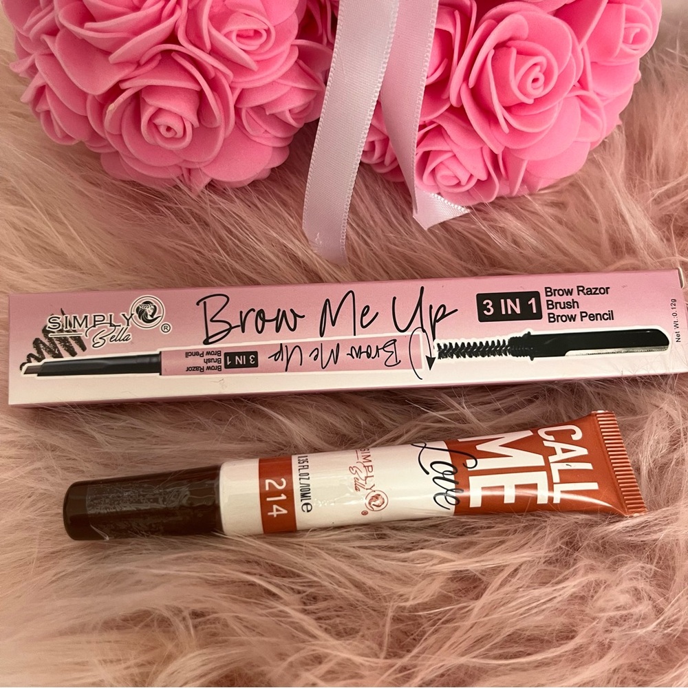 Bundle Simply Belle Brow Me Up 3-in-1 Brow Pencil - Deep Brown